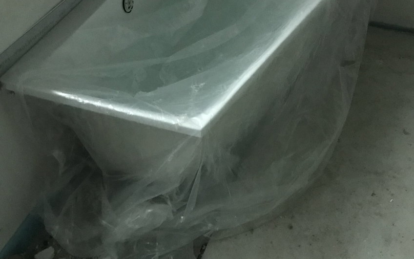 Badewanne in der Kern-Haus-Stadtvilla Signus in Flörsheim-Dalsheim