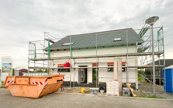 Grundputzvorbereitungen für Kern-Haus Trend in Eilenburg