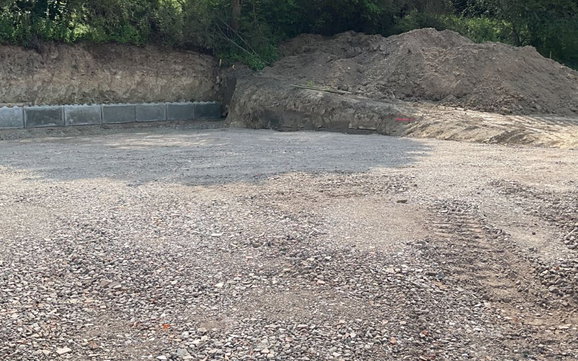 Grundstück seitliche Ansicht in Obermoschel
