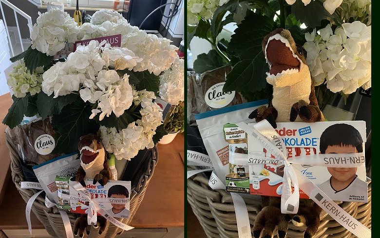 Geschenkkorb zur Hausübergabe