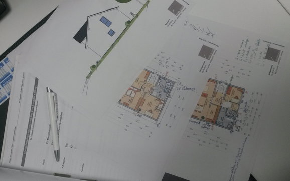 Pläne für das Kern-Haus Komfort in Linkenheim-Hochstetten
