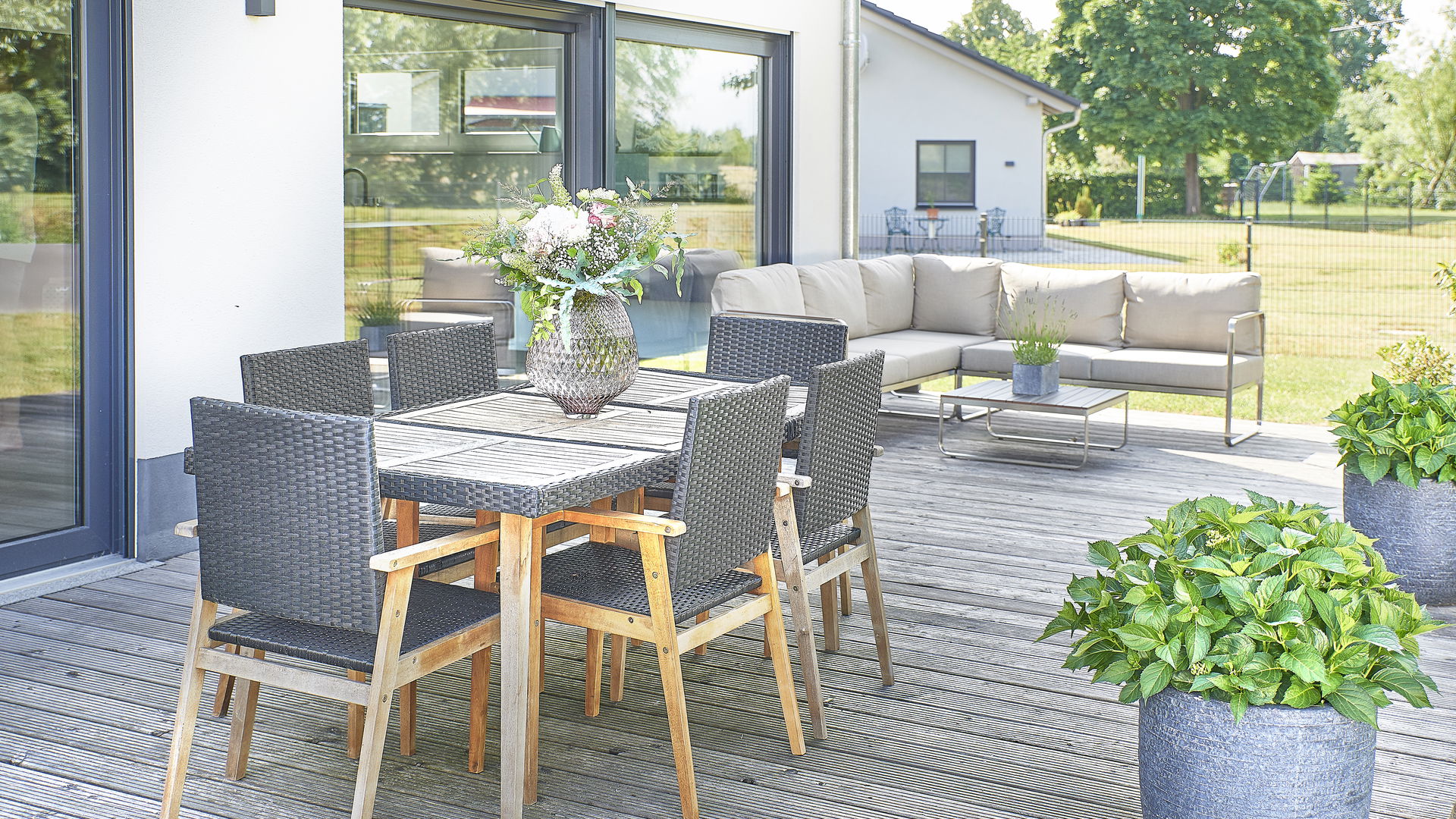 Terrasse in Fischbach