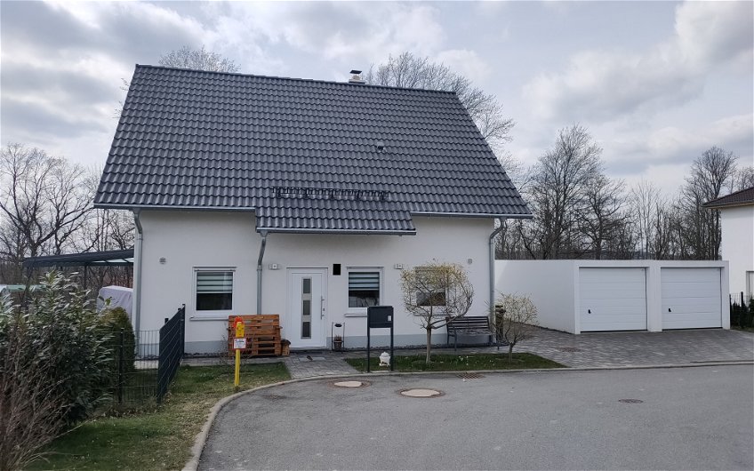 Fertigstellung Außenanlage Kern-Haus Luna in Zwickau-Eckersbach