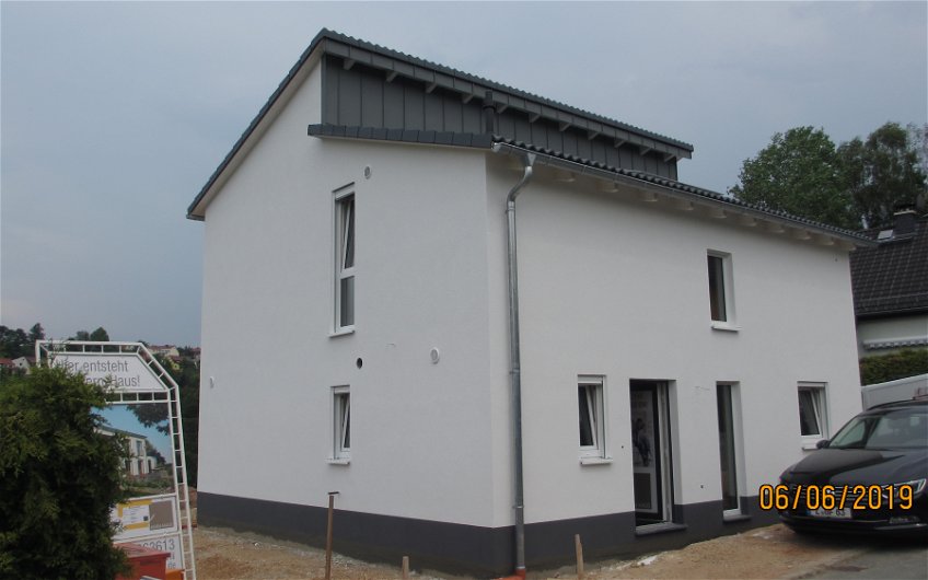 Außenputz für Kern-Haus Vision in Gersdorf
