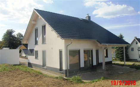 Terrassenansicht Kern-Haus Family in Marienberg
