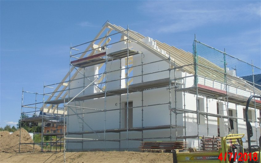 Dachstuhl für Kern-Haus Family in Marienberg