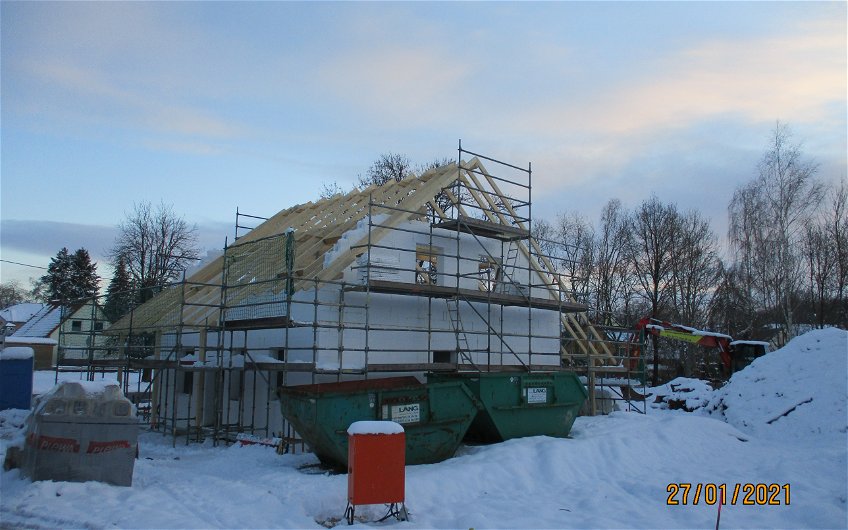 Dachstuhl für Kern-Haus Jano in Limbach-Oberfrohna