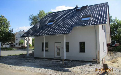 Außenputz für frei geplantes Kern-Haus in Limbach-Oberfrohna