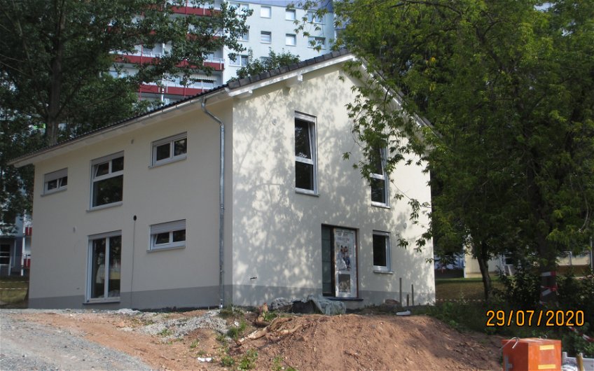 Außenputz für Kern-Haus Jara in Chemnitz-Markersdorf