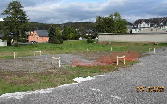 Absteckung für Kern-Haus Jara in Olbernhau