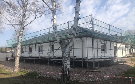 Dacheindeckung für frei geplanten Bungalow in Wilkau-Haßlau