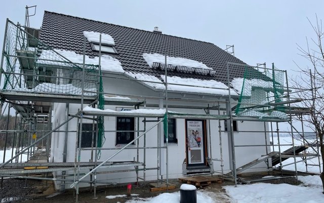 Fertigstellung der Dacheindeckung