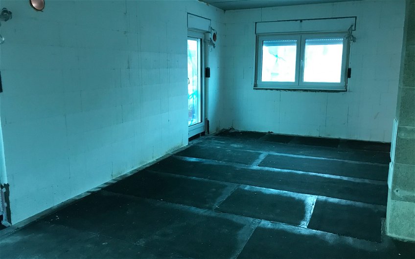 Abdichtung Bodenplatte im Erdgeschoss