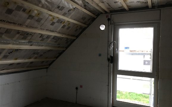 Trockenbau im Dachgeschoss