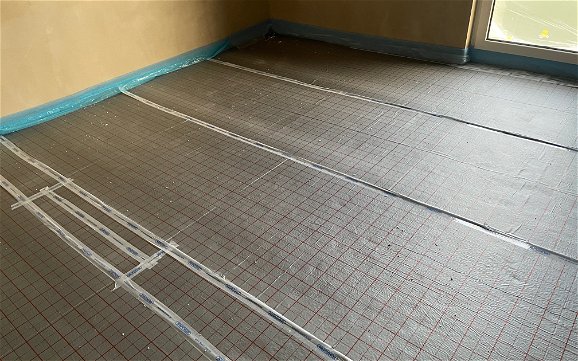 Dämmung für die Fußbodenheizung