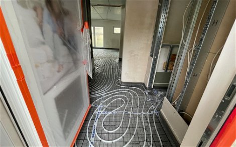 Fußbodenheizung Eingangsbereich