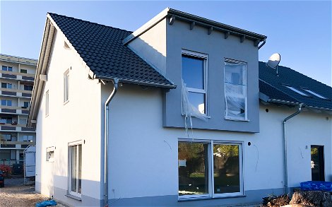 Kern-Haus Halle Einfamilienhaus in Ammendorf in massiver Bauweise und mit Luftwasserwärmepumpe