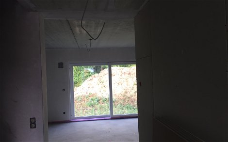 Estrich in der individuell geplanten Doppelhaushälfte Twin L von Kern-Haus in Ketsch