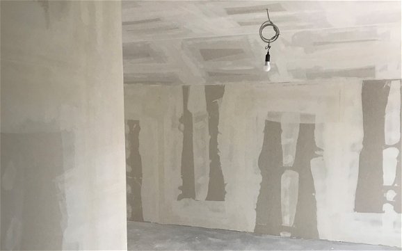 Malerarbeiten im frei geplanten Familienhaus von Kern-Haus in Hambrücken