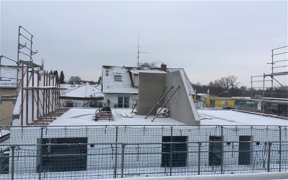 Dachgeschoss der frei geplanten Mehrfamilienhäuser von Kern-Haus in Hemsbach