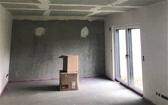 Estrich im frei geplanten Einfamilienhaus von Kern-Haus in Wiesloch-Schatthausen