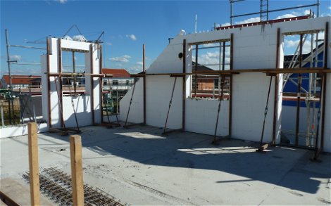 Aufbau des Dachgeschosses
