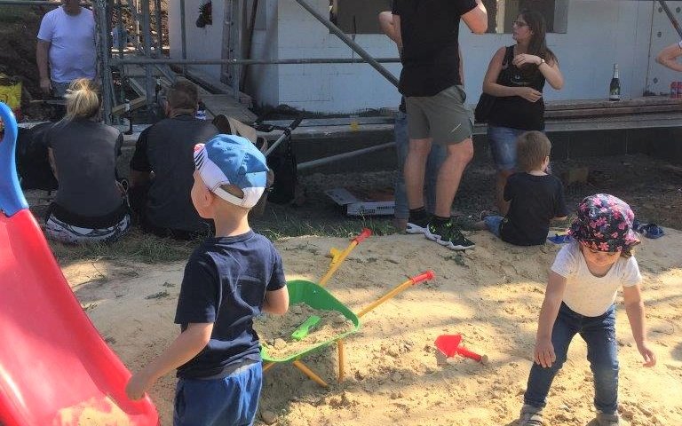 Die Kinder hatten ihren Spaß im Sand!