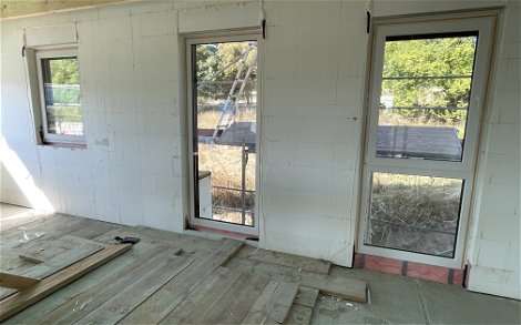 Die Fenster wurden im Haus Allea eingebaut.