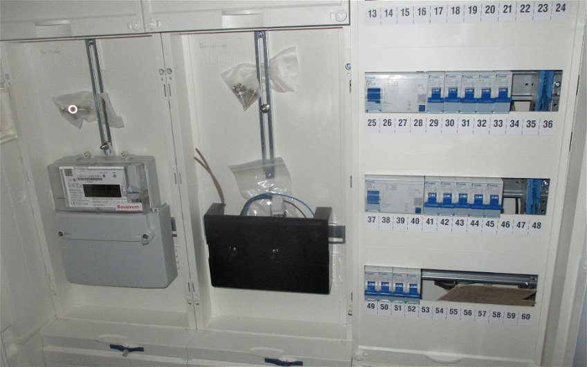 Der Stromkasten im Haus dient sozusagen als Schaltzentrale und Absicherung der elektrischen Anschlüsse im ganzen Haus.