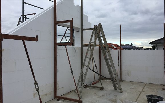 Die Innenansicht des Dachgeschossaufbaus.