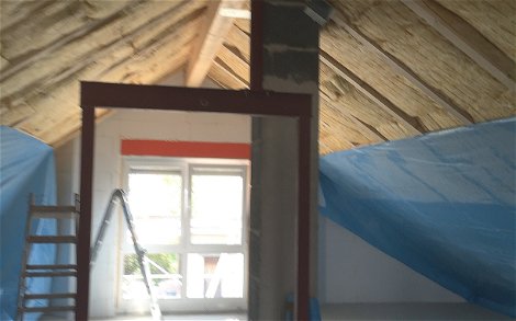 Dämmung der Dachschrägen in Satteldach