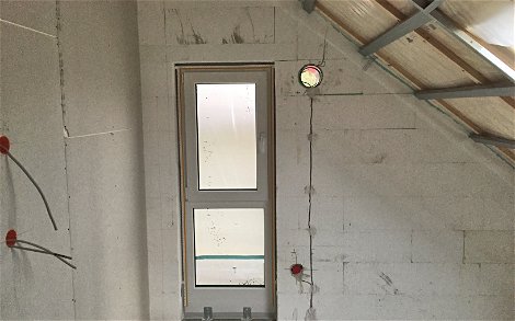 Elektroinstallation im Dachgeschoss