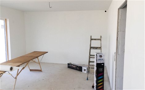 Malerarbeiten im Wohnbereich des Kern-Haus in Engelsdorf