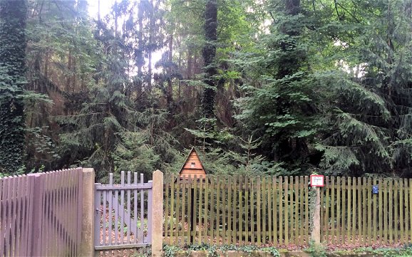 Eingang Waldgrundstück