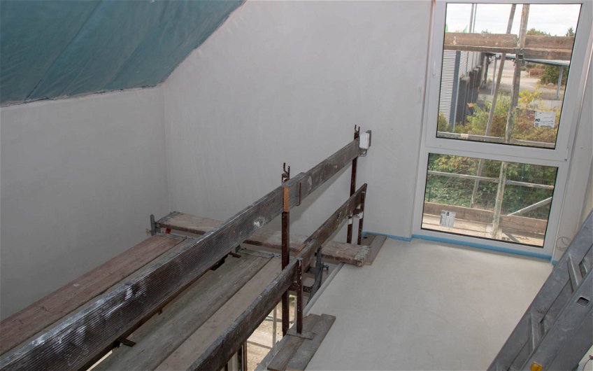 Galerie im Dachgeschoss des Kern-Haus Rohbau in Taucha