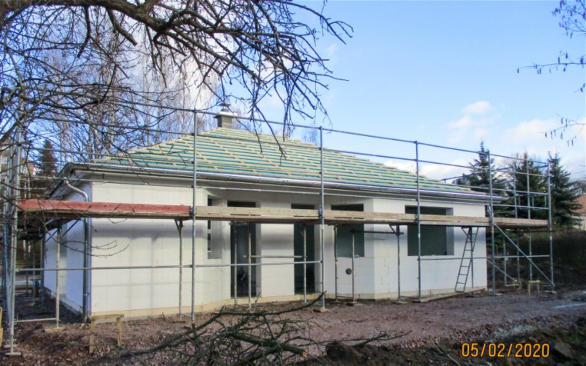 Dacheindeckung des Kern-Haus Bungalow in Leipzig Lindenthal