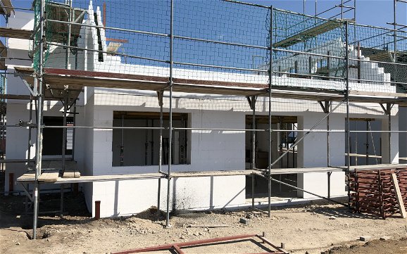 Beginn Dachgeschossrohbau mit DuoTherm für Kern-Haus in Göbschelwitz