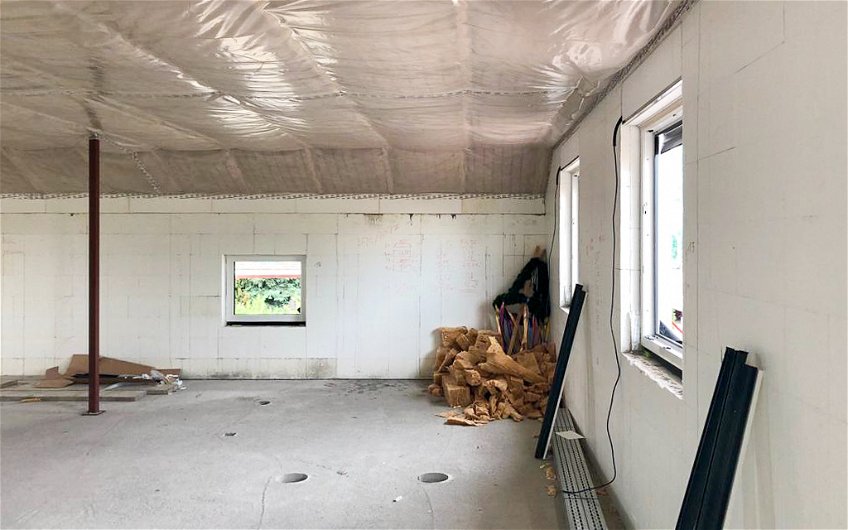 Dämmung der Dachbodendecke in Kern-Haus Luce in Jesewitz