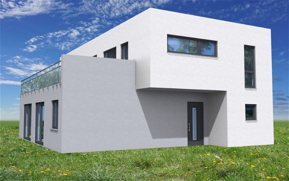 Planungsansicht des individuellen Kern-Haus in Göhrenz