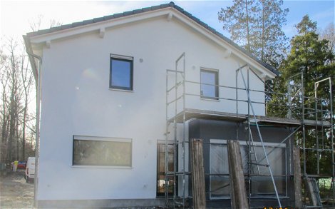 Kern-Haus Leipzig Bautagebuch Baustelle mit Qualitätssicherung Architektenhaus als Massivhaus