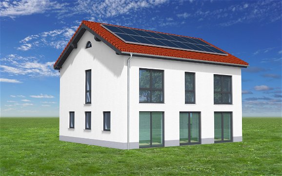 Kern-Haus Leipzig Massivhaus mit Poroton Stein auf Stein Ziegel Qualität Bauzeit Garantie individuelles Architektenhaus