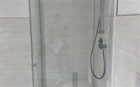 Die fertige Dusche in Mainz-Ebersheim