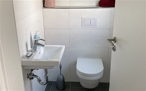 Fertiges Gäste-WC in Mainz-Ebersheim
