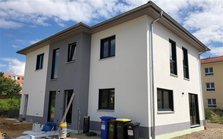 Individuelles Kern-Haus in Magdeburg an Bauherren übergeben