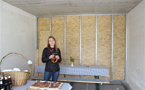Wohnbereich im Kern-Haus-Rohbau in Magdeburg