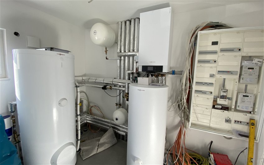 Split-Luft-Wasser-Wärmepumpe in Kern-Haus in Osterweddingen