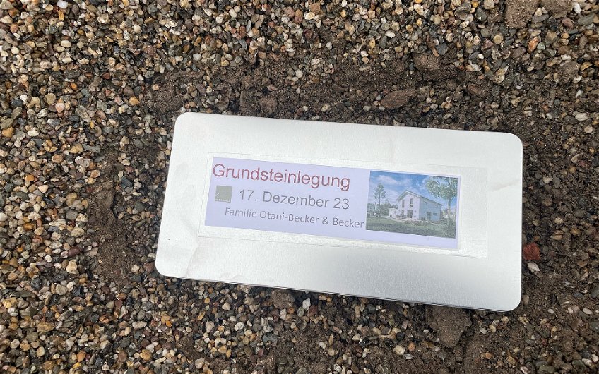 Grundsteinlegungsbox in Rheinberg
