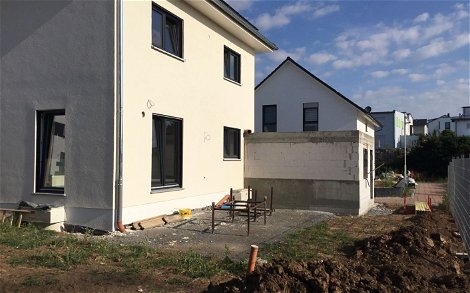 Garage des frei geplanten Familienhauses von Kern-Haus in Brackenheim