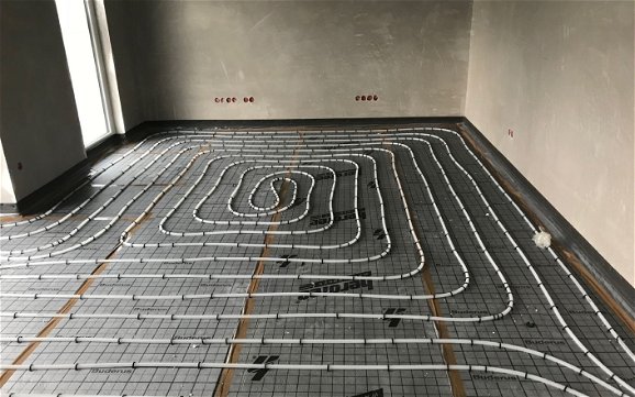 Fußbodenheizung im individuell geplanten Familienhaus Esprit von Kern-Haus in Konstanz-Litzelstetten