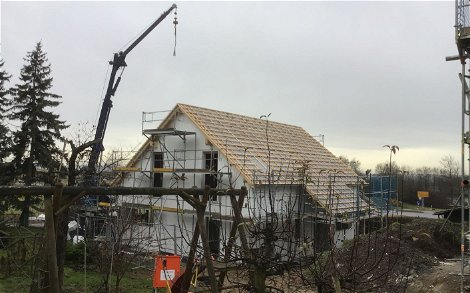 Dach des individuell geplanten Familienhauses Maxime von Kern-Haus in Herrenberg